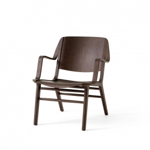 &Tradition AX HM11 Lounge Chair met armleuningen Walnut-oak