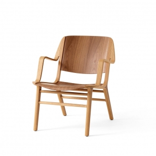 &Tradition AX HM11 Lounge Chair met armleuningen Dark stained oak