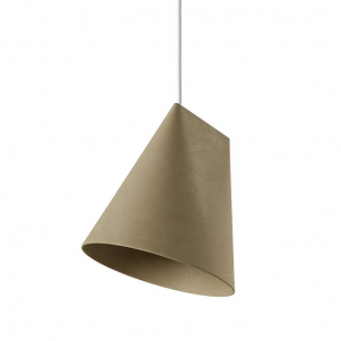 MOEBE - Plafondlamp keramiek 23x23,5 cm - Olive