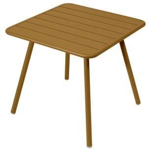 Fermob Luxembourg Tuintafel Vierpoot 80x80 Gingerbread