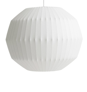 HAY - Nelson Angled Sphere Bubble Hanglamp -  Large Ø71 - White 