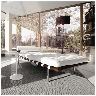 Knoll Barcelona Daybed - Volo Flint