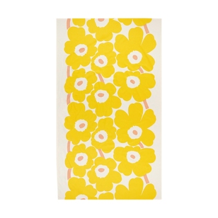 Marimekko Unikko tafelkleed 140x250 cm Cotton-yellow-pink