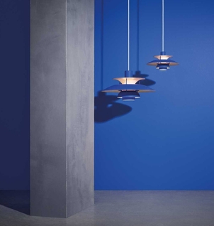 Louis Poulsen PH 5 Mini Hanglamp Monochroom Blauw