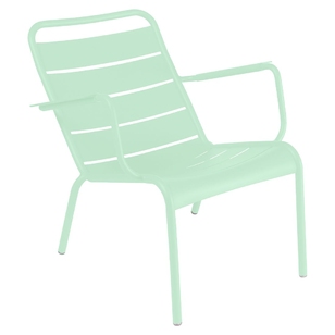 Fermob Luxembourg Low loungestoel met arm Opaline green