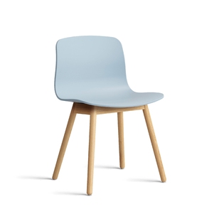 HAY About a Chair AAC 12 eetkamerstoel gelakt eiken Slate Blue 2.0