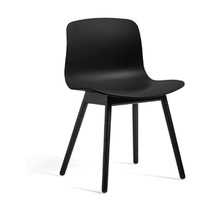 HAY About a Chair AAC 12 eetkamerstoel zwart gelakt eiken Black 2.0