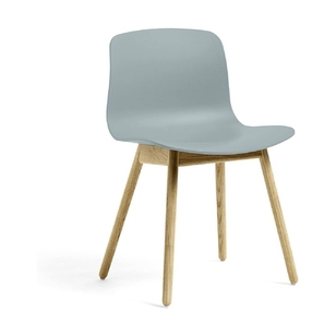 HAY About a Chair AAC 12 eetkamerstoel gelakt waterbasis dusty blue