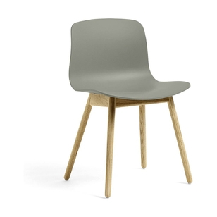 HAY About a Chair AAC 12 eetkamerstoel gelakt waterbasis dusty green