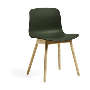 HAY About a Chair AAC 12 eetkamerstoel gelakt waterbasis green