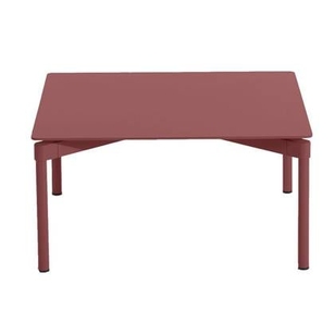 Petite Friture Fromme salontafel 70x70 Brown Red