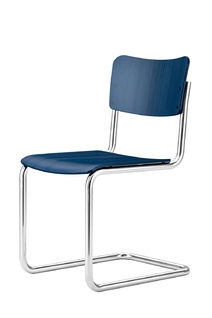 Thonet S 43 K Cantilever stoel Kinderstoel - kobaltblauw (TP 155)