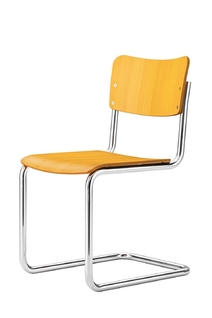 Thonet S 43 K Cantilever stoel Kinderstoel - ambergeel (TP 121)