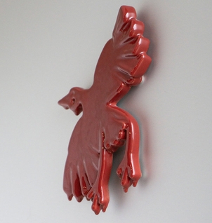Atelier Fig. - Gravity Figures Bird | S | Scarlet Red