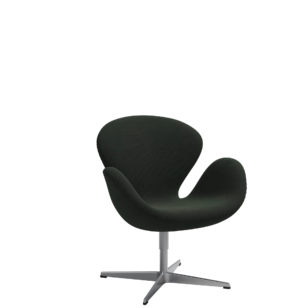 Fritz Hansen Swan Chair - Choice 2024 Serpentine green / grey0988 - aluminium