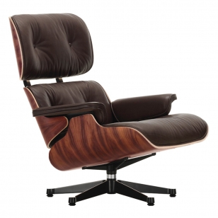 Vitra Eames Lounge Chair - Santos Palisander/Chocolate Leather
