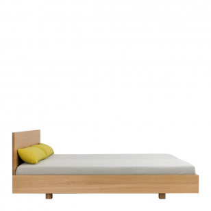 Zeitraum Simple HI Bed l.200 x b.100 - Eiken - Hoofdbord 79 cm