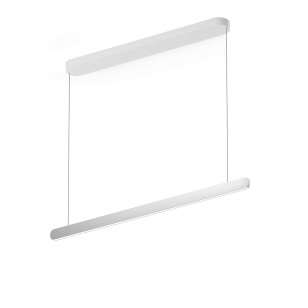 Occhio Mito Linear Volo Hanglamp Small - Mat Zilver / Mat Wit