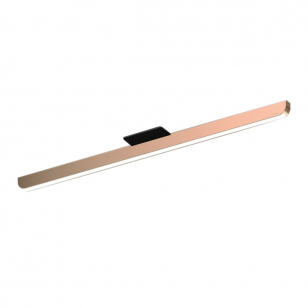 Occhio Mito Linear Alto Plafondlamp Medium - Rosé Goud / Mat Zwart