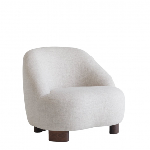 &Tradition Margas LC1 Fauteuil - Geolied Walnoot / Svevo 002