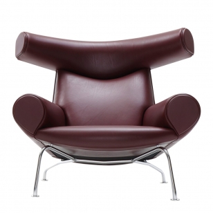 Fredericia Ox Chair - Max 93 Leder - Indian Red