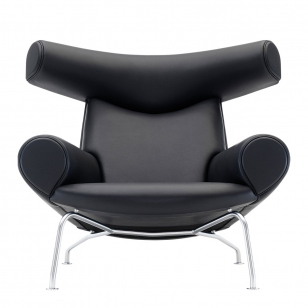 Fredericia Ox Chair - Primo 88 Leder - Zwart