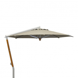 Borek Ischia Parasol - Sunbrella - Teak / Taupe - Ø340 cm.