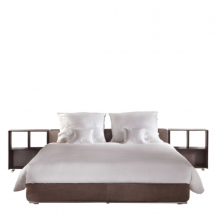 Flexform Groundpiece Slim Bed - Pelle de Luxe 628
