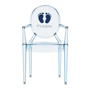 Kartell Lou Lou Ghost Special Edition Kinderstoel - It's a boy