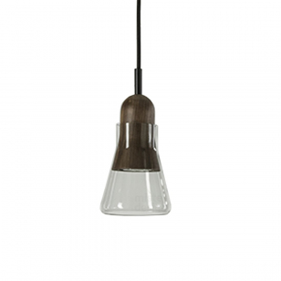 Brokis Shadow Tall Hanglamp - American Walnut Glossy Transparant