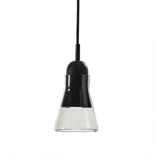 Brokis Shadow Tall Hanglamp XL - Zwart Eiken Glossy Transparant