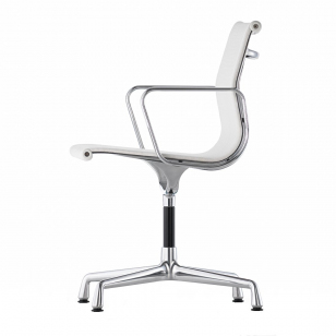Vitra Aluminium Chair EA 103 - Netweave Wit