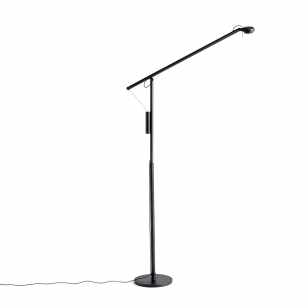 HAY Fifty-Fifty Vloerlamp - Soft black