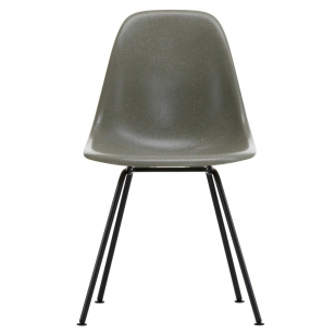 Vitra Eames Fiberglass Chair DSX - Raw Umber/Basic Dark