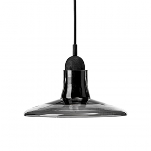 Brokis Shadow Flat Hanglamp - Zwart Eiken Glossy Zwart