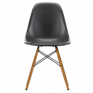 Vitra Eames Fiberglass Chair DSW - Elephant Hide Grey/Esdoorn Goud