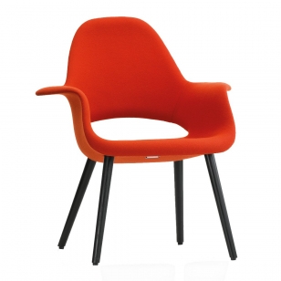 Vitra Organic Chair - Hopsak Poppy Red/Zwart Essen